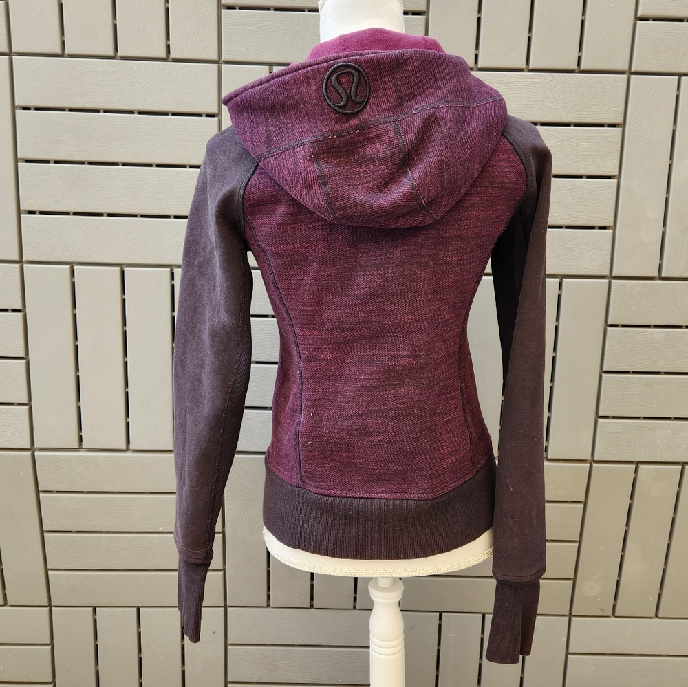 Lululemon Scuba Hoodie RARE COLOR: Commuter Denim Black / Plum - Picture 3 of 9
